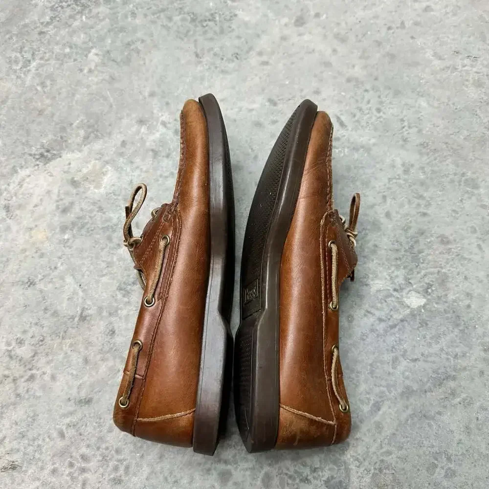 G.H. Bass Seafarer Leather Boat Shoes - 10.5 M